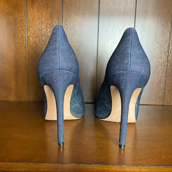 New Vince Camuto Stiletto Pump in Denim Size 10M Blue - Picture 4 of 8